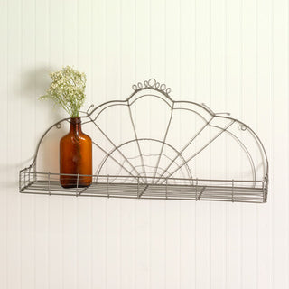 Vintage-Inspired Wire Shelf