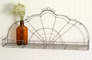 Vintage-Inspired Wire Shelf