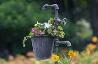 Vintage Water Spigot With Pails, Pick Your Style