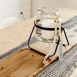 Standing Glass Jar Candle Holder