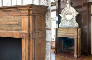 Reclaimed Pine Fireplace Mantle