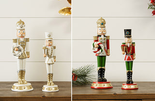 Glitter Nutcrackers, Set of Two - Pick your Style