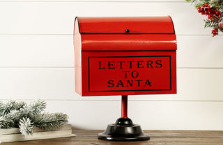 Letters To Santa Iron Mailbox