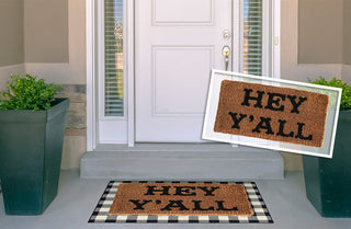 Hey Y'all Welcome Mat