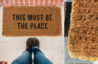 This Must Be The Place Natural Coir Doormat