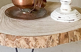 Paulownia Wood Pedestals, Set of 2 Sizes