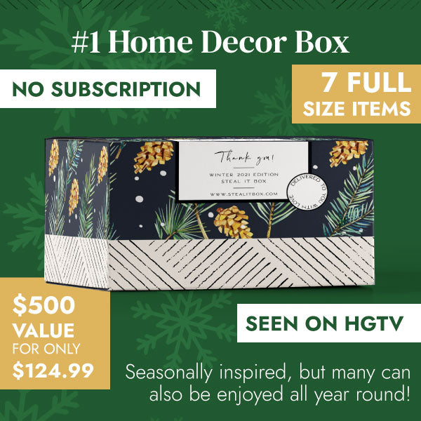 Winter Steal It Box Decor Steals