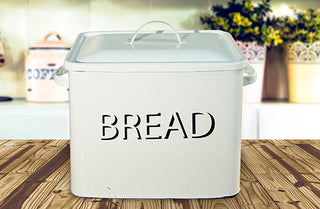 Enamel Bread Box
