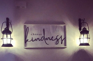 Hanging Rustic Lantern Wall Sconce