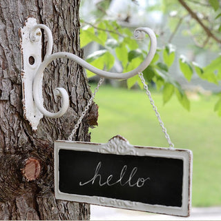 Double Sided Chalkboard Sign With Metal Bracket