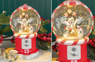 Spinning Water Light Up Christmas Snow Globes, Pick Your Style