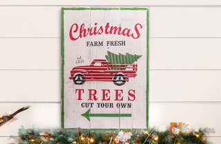 Cut Your Own Christmas Tree Sign