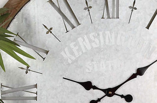 *HUUUGE* Rustic Kensington Station Clock