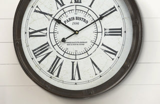Paris Bistro Wall Clock