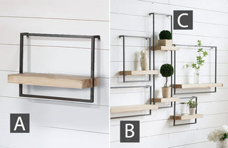 Industrial Accent Shelves