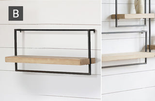 Industrial Accent Shelves