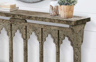 Cathedral Arched Narrow Console Table