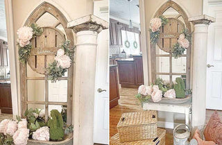 *HUGE* Cathedral Arched Window Mirror