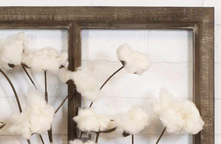 Cotton Stem Framed Window Pane