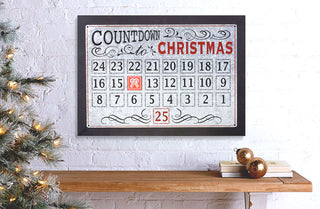 Christmas Countdown Iron Calendar