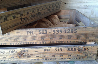 Yardstick Wooden Crates  Set of 3
