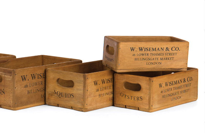 Vintage Market Crates | London Farmhouse Decor - Decor Steals