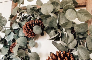 Eucalyptus Wreath With Pinecones