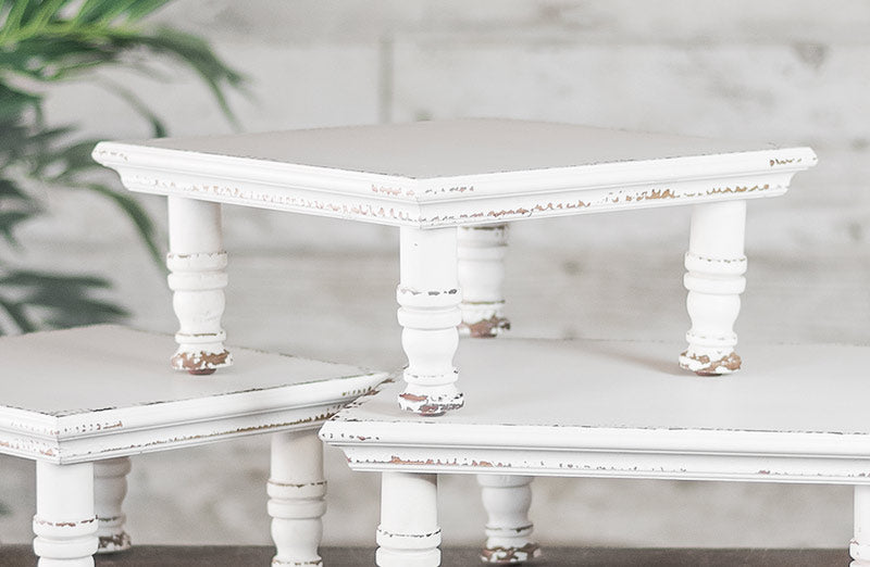 HUGE Plant Stand Risers Set of 3 | Farmhouse Cottage - Decor Steals