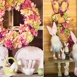 Easter Hydrangea Wreath, Pick Your Style