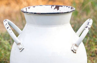 Distressed Chippy Milk Can