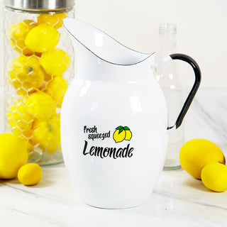 Enamel Lemonade Pitcher