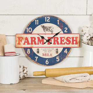 Farm Fresh Americana Clock