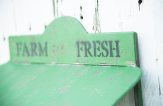 Farm Fresh Hanging Cart Planter