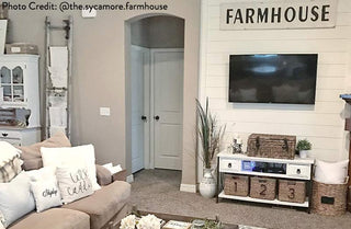 *LONG* Embossed Farmhouse Sign