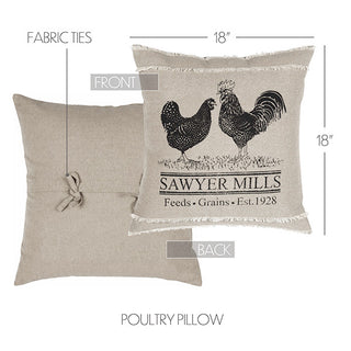 Decorative Feedsack Pillows, Pick Your Style