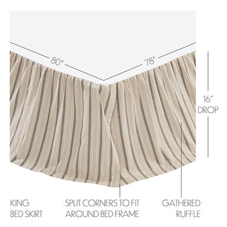 Feedsack Bed Skirt, Pick Your Size