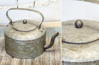 Decorative Galvanized Teapot