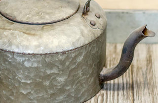 Decorative Galvanized Teapot