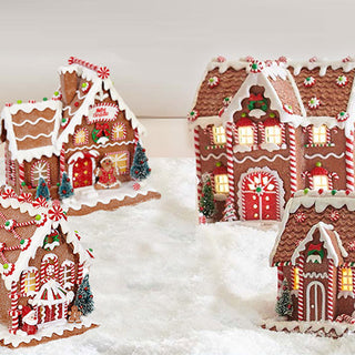 Large Light Up Gingerbread House