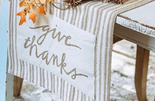 Give Thanks Table Runner