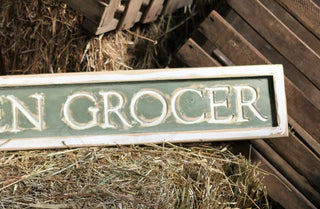 Wood Green Grocer Sign