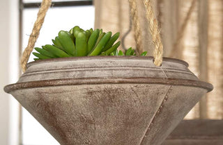Finial Inspired Hanging Planters  Set of 3