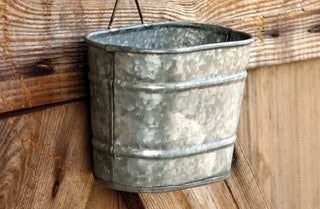 galvanized hanging bucket planter Hanging Bucket Planter | Galvanized Hanging Bucket Planter