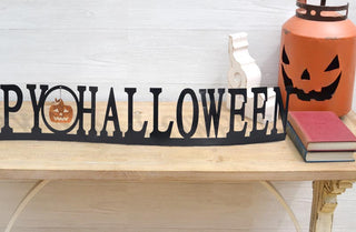 Happy Halloween Table Sign