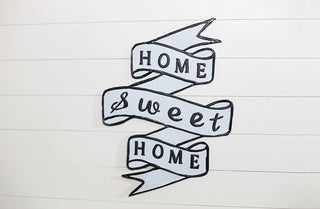 Enamel "Home Sweet Home" Sign