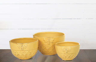 Honeycomb Nesting Bowls, Set of 3