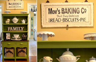Wooden Wall Sign Mom's Baking Co