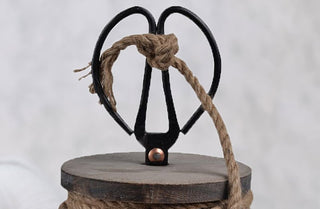 Jute Rope Spindle With Scissors