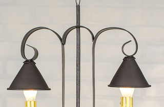 Lantern Inspired Hanging Double Lamp