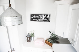 Black Laundry Co Sign